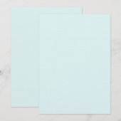 Zee schuim Blank Linnen  Kaart (Voorkant / Achterkant)