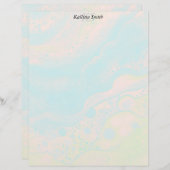 Zee schuim briefhoofd (Voorkant / Achterkant)