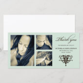 ZEE SCHUIM FORMAL COLLAGE | TROUWKAART BEDANKJE BEDANKKAART (Voorkant / Achterkant)