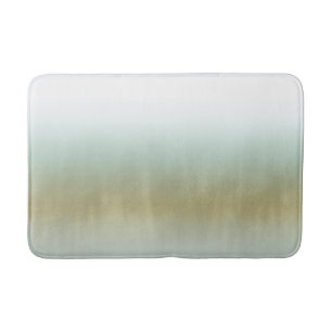 Zee schuim goud wit elegant strand modern kust badmat