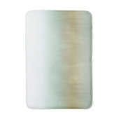 Zee schuim goud wit elegant strand modern kust badmat (Voorkant Verticaal)