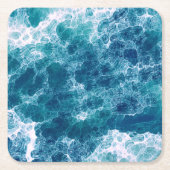 Zee schuim kartonnen onderzetters (Voorkant)