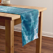 Zee schuim korte tafelloper (Voorbeeld)