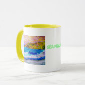 zee schuim mok (Voorkant links)