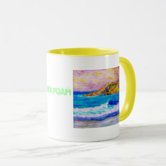 zee schuim mok (Voorkant rechts)