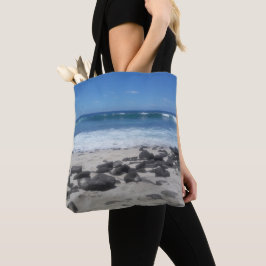 Zee Schuim Ocean Lava Beach Tote Bag