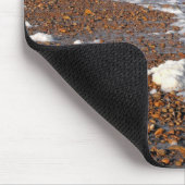 Zee schuim op het strand muismat (Hoek)