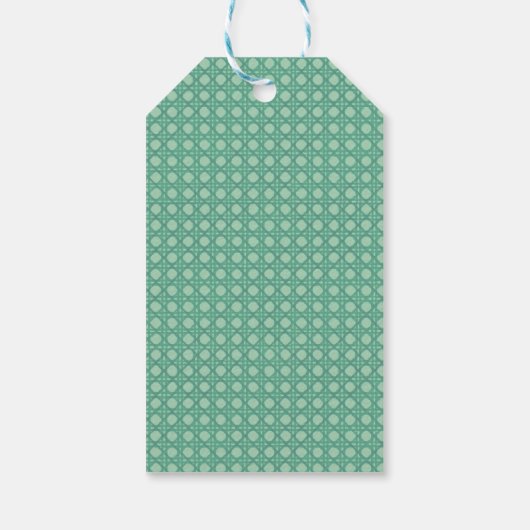 Zee schuim Rattan cadeaukaart Cadeaulabel (Achterkant)