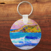 zee schuim sleutelhanger (Voorkant)