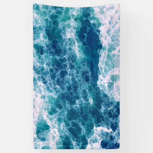 Zee schuim spandoek (Verticaal)