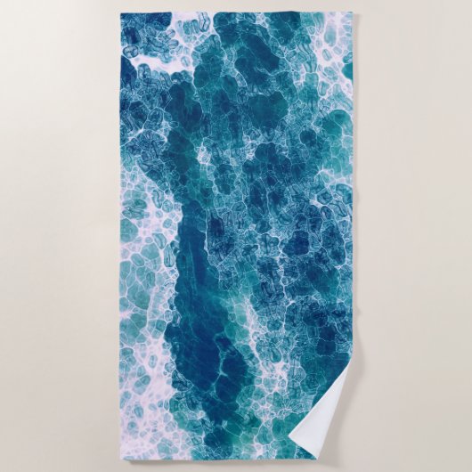 Zee schuim strandlaken (Voorkant)