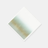 Zee schuimgoud - Elegant strand Modern Weddenschap Servet (Hoek)