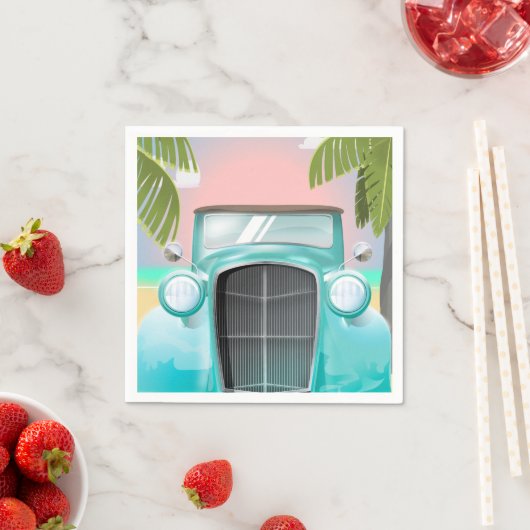  zee schuimgroene auto servetten (Insitu)