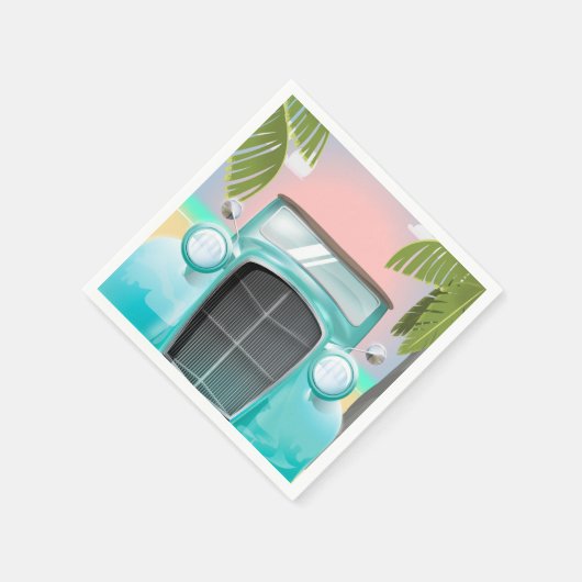  zee schuimgroene auto servetten (Hoek)