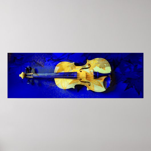 Zee schuimgroene violette blauw mantel poster (Voorkant)