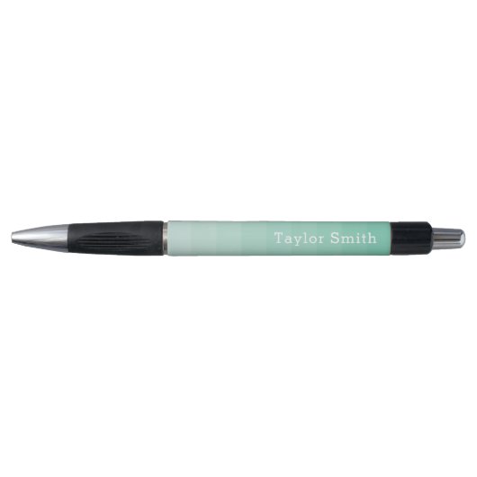 Zee schuimhoeden van groene stripes pen (Voorkant)