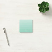 Zee schuimhoeden van groene stripes post-it® notes (Kantoor)