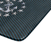 Zee Schuimkajachtvlag Automotive Grille Print Snijplank (Hoek)