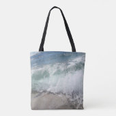 Zee Schuimoceaangolven Tote Bag (Achterkant)