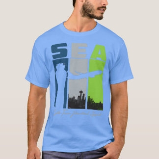 ZEE Seattle Tacoma International Airport SeaTac Wa T-shirt