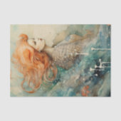 ZEE SERENE DECOUPAGE MEERJUFFROUW TISSUEPAPIER (Voorkant)