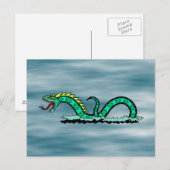 Zee Serpent Briefkaart (Voorkant / Achterkant)