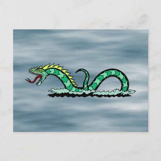 Zee Serpent Briefkaart (Voorkant)