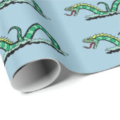 Zee Serpent Cadeaupapier (Rol Hoek)