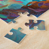 Zee Serpent Hair Lady Fantasy Art Legpuzzel (Zijkant)