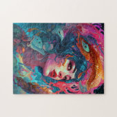 Zee Serpent Hair Lady Fantasy Art Legpuzzel (Horizontaal)