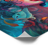 Zee Serpent Hair Lady Fantasy Art Poster (Hoek)