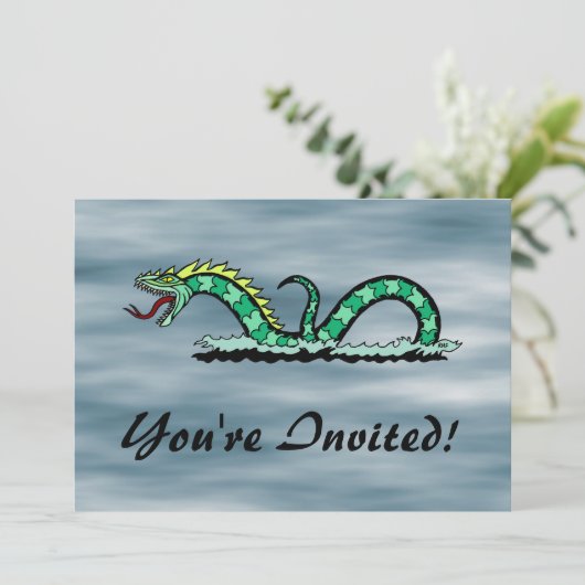 Zee Serpent Kaart (Staand voorkant)