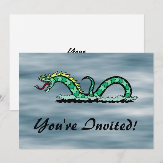 Zee Serpent Kaart (Voorkant / Achterkant)