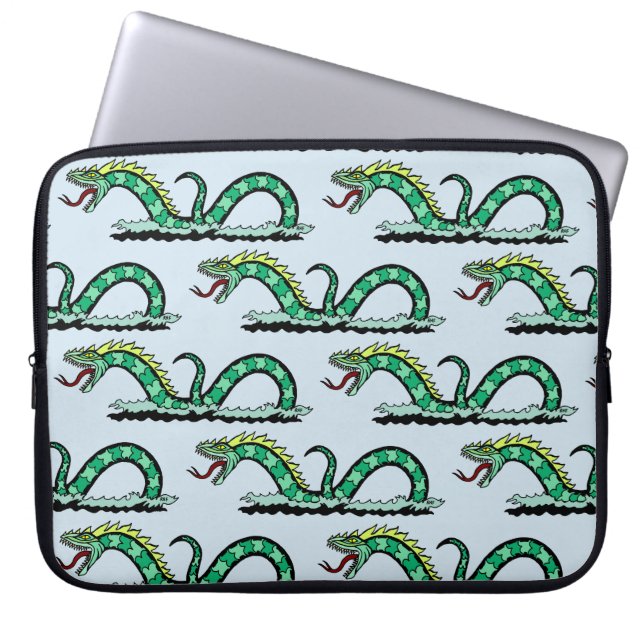 Zee Serpent Laptop Sleeve (Voorkant)