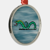 Zee Serpent Metalen Ornament (Rechts)