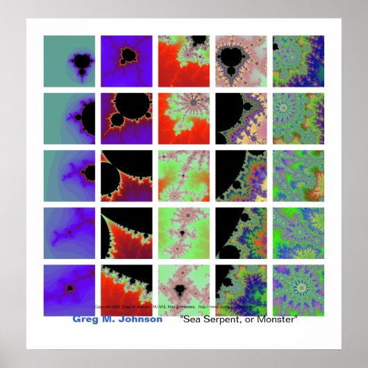 Zee Serpent of Monster Poster (Voorkant)