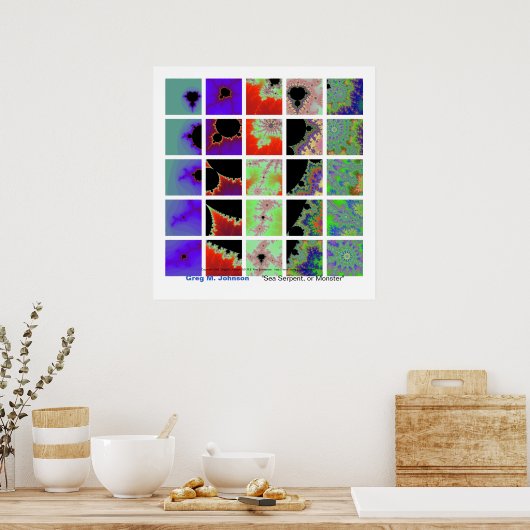 Zee Serpent of Monster Poster (Keuken)