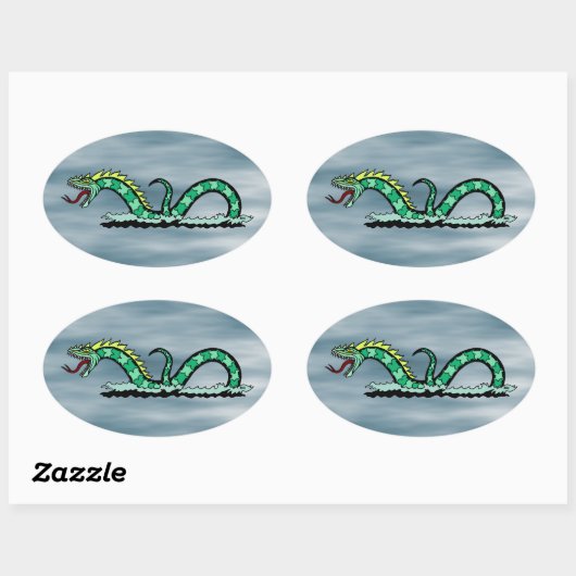 Zee Serpent Ovale Sticker (Vel)