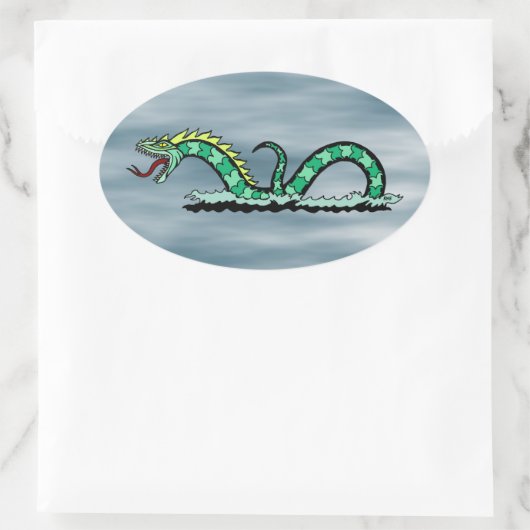 Zee Serpent Ovale Sticker (Tas)