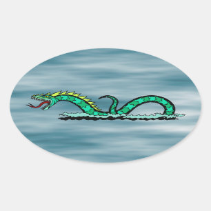 Zee Serpent Ovale Sticker
