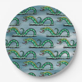 Zee Serpent Papieren Bordje (Voorkant)