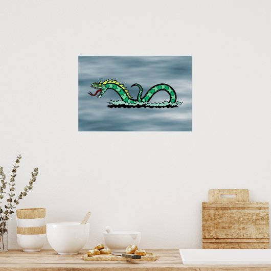 Zee Serpent Poster (Keuken)