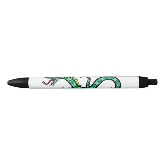 Zee Serpent Zwarte Inkt Pen (Voorkant)
