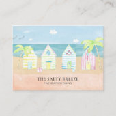 *~* Zee Shacks Sand Bucket Dining Beach Tropisch Visitekaartje (Voorkant)