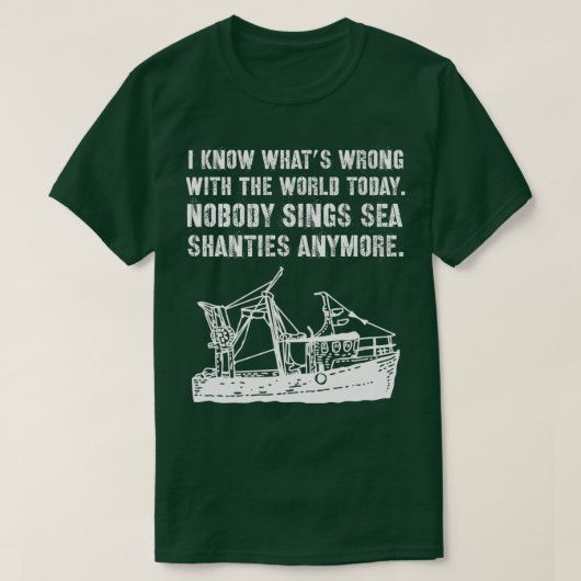 Zee Shanties voor Zee Sha T-shirt (Design voorkant)