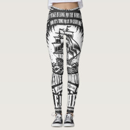 Zee Shanty geïnspireerd "Laat haar, Johnny, laat h Leggings