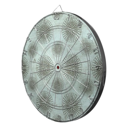  Zee Shanty | Steampunk Compass Ephemera Dartbord (Voorkant Rechts)