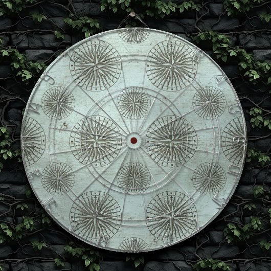 Zee Shanty | Steampunk Compass Ephemera Dartbord