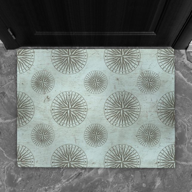  Zee Shanty | Steampunk Compass Ephemera Deurmat (Creator heeft geüpload)