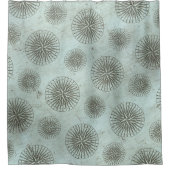 Zee Shanty | Steampunk Compass Ephemera Douchegordijn (Voorkant)